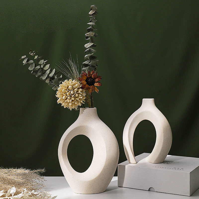 Chic Boho Ceramic Vases Set