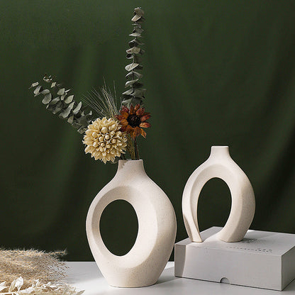 Chic Boho Ceramic Vases Set