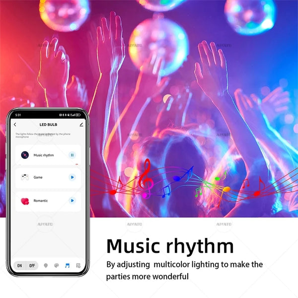 Colorful Mood Smart LED Bulb