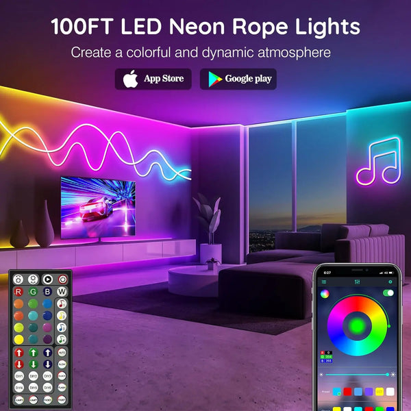 Vibrant Neon Glow Lights
