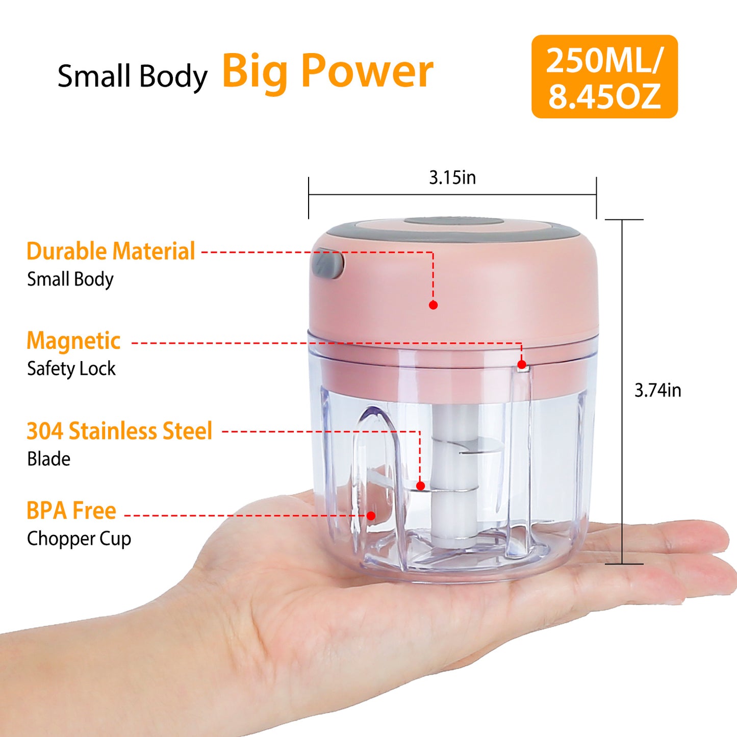Mini Electric Garlic Chopper
